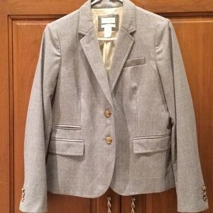 J CREW WOOL SCHOOLBOY BLAZER Size 8